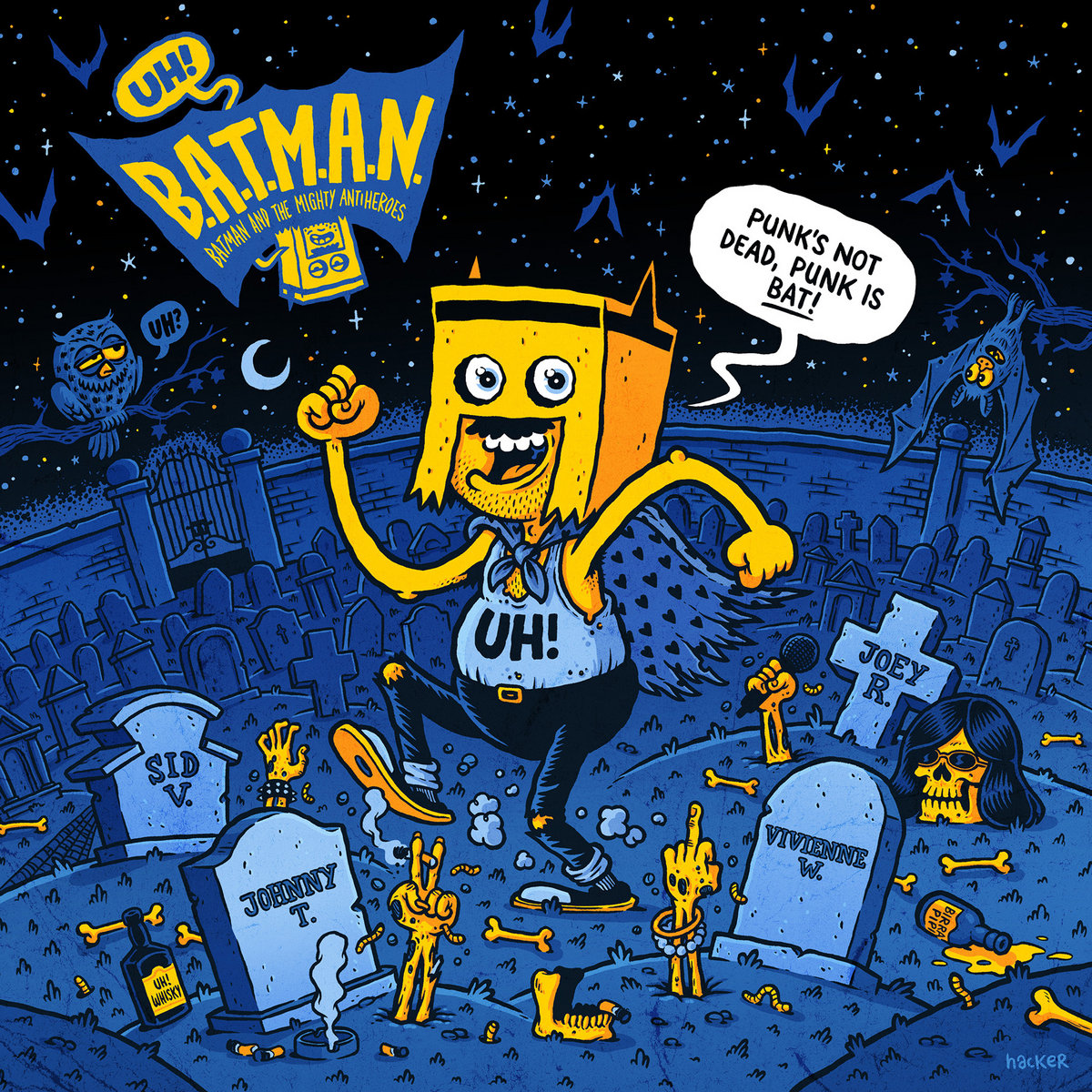 BATMAN AND THE MIGHTY ANTI-HEROS - Punk’s not Dead – Punk is Bat!